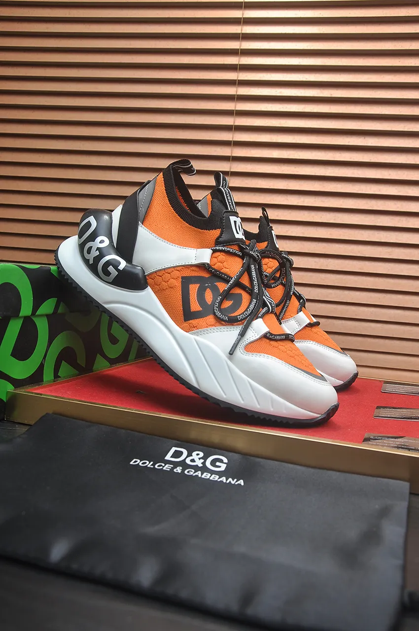 Men's shoes 💰480💶[D&G] High-end quality Product trademark: DG "Dolce & Gabbana*" low-top sneakers Product material: imported ^_^ cowhide upper, cotton silk lining, original outsole Regular size: 38-45 (45 customized)